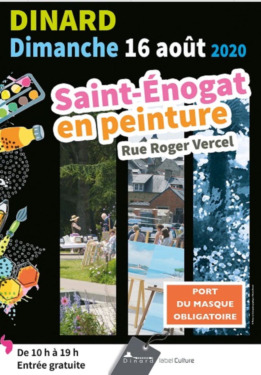 Exposition à Saint Enogat, près de Dinard.