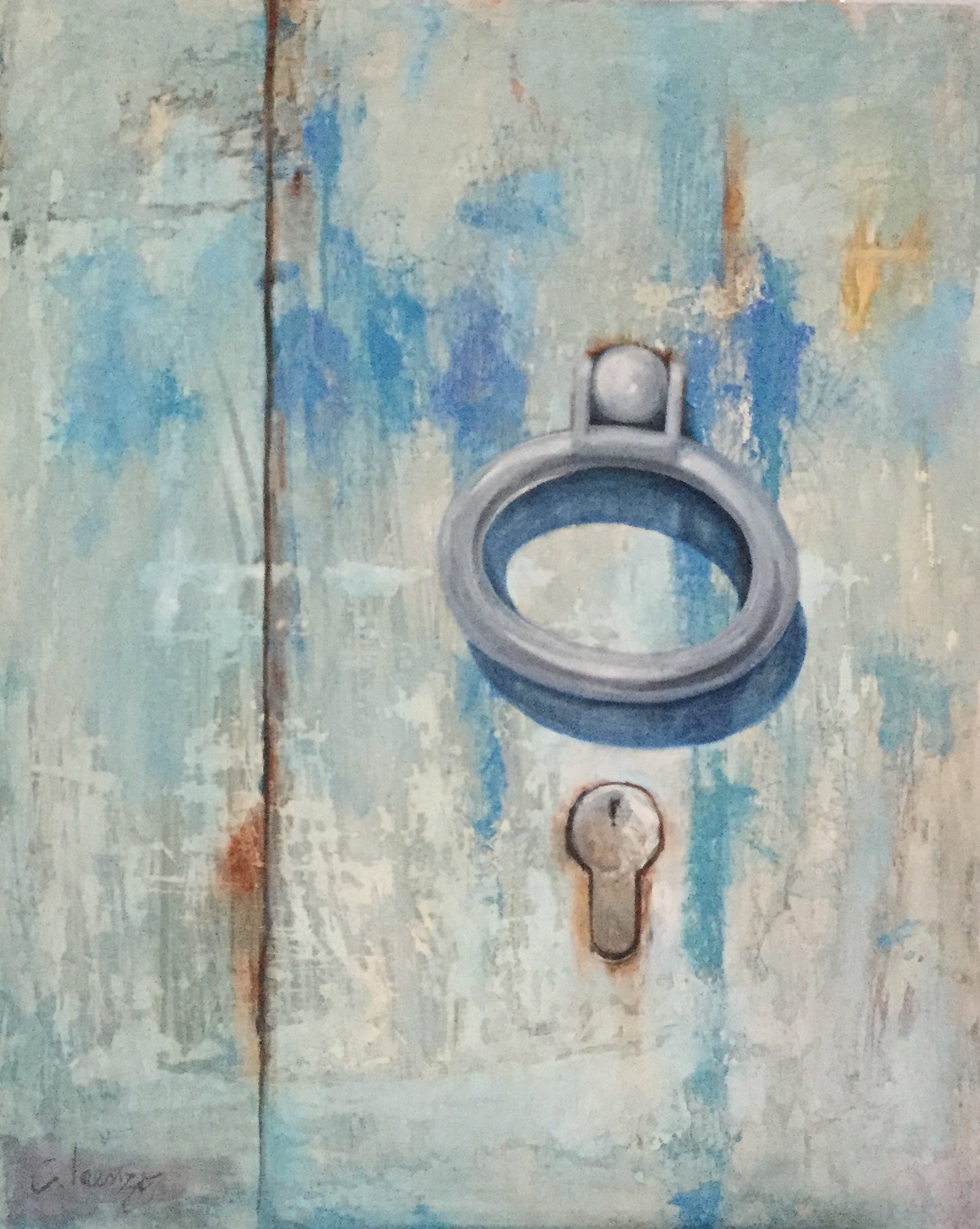 Porte rouillée